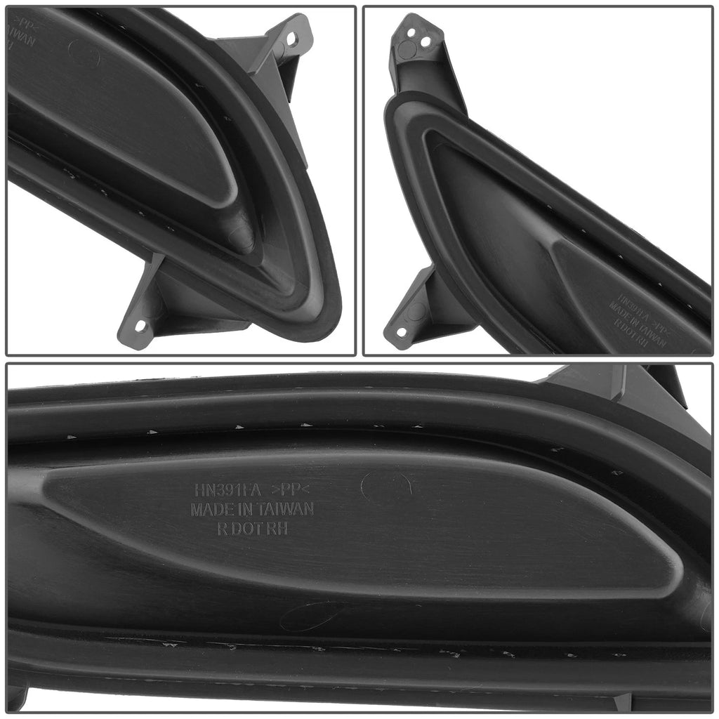 Fog Light Cover for Hyundai Sonata (2011–2013) Right Black Factory Style