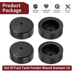 4x Tank Mount Damper for Yamaha YGS1 RD125 RS100 DT100 MX100 MX80 (1970–1990)
