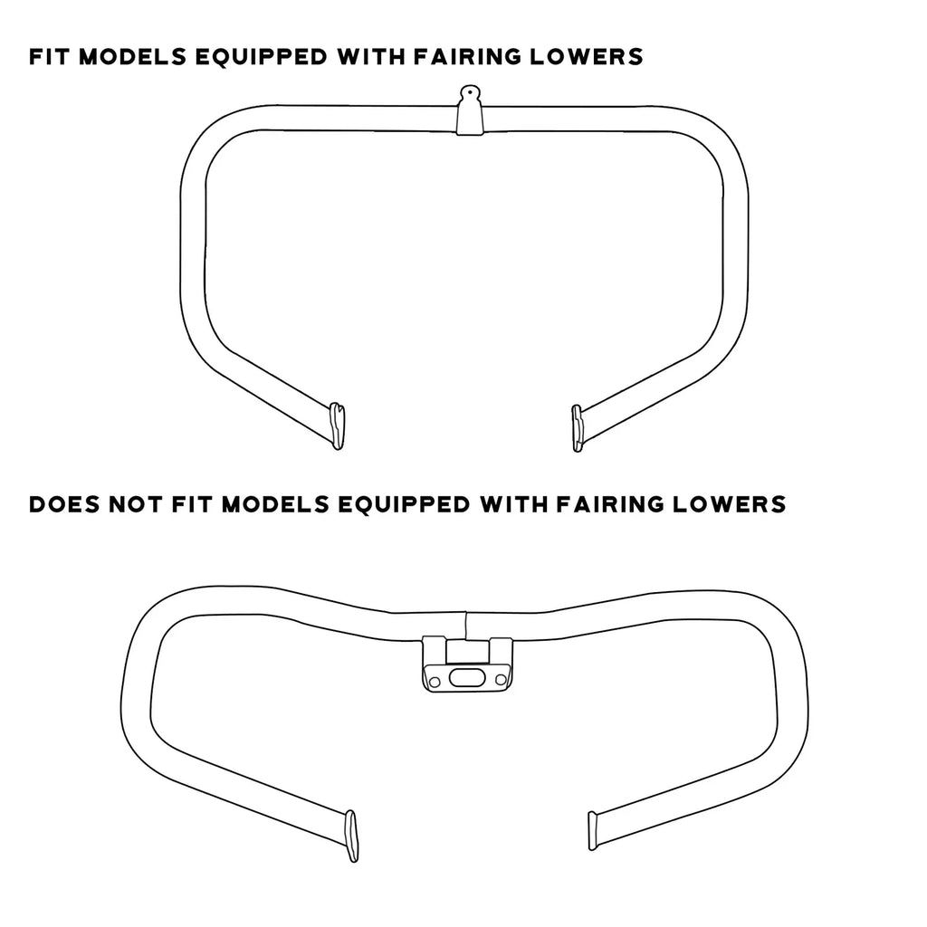 1.38" Engine Guard Highway Crash Bar for Harley Touring Road Glide (2009-2024)