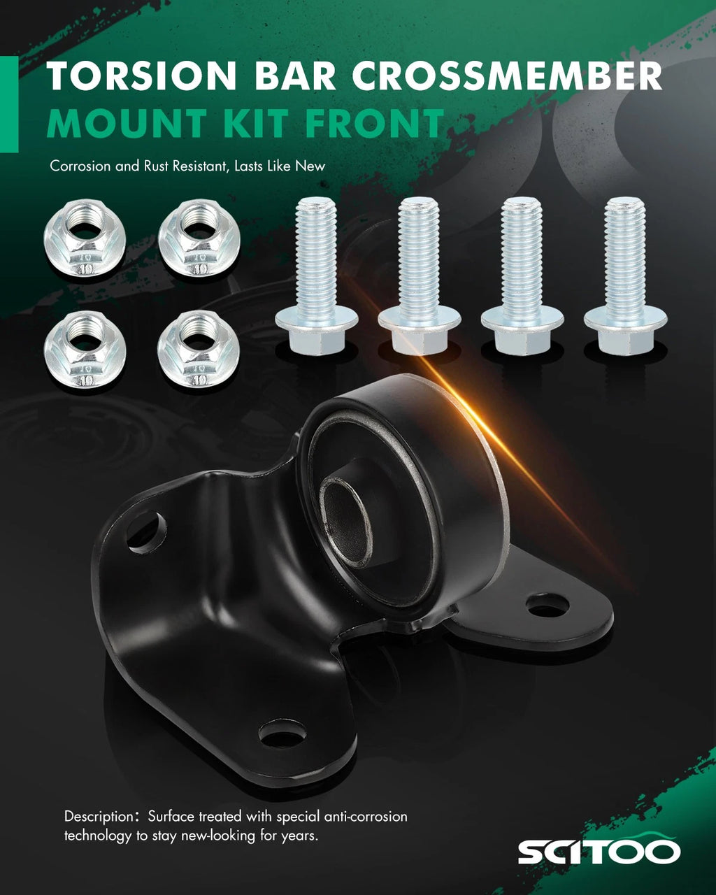 Torsion Bar Crossmember Mount Kit for Silverado 1500, Sierra (1999–2007) 905-506