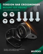 Torsion Bar Crossmember Mount Kit for Silverado 1500, Sierra (1999–2007) 905-506