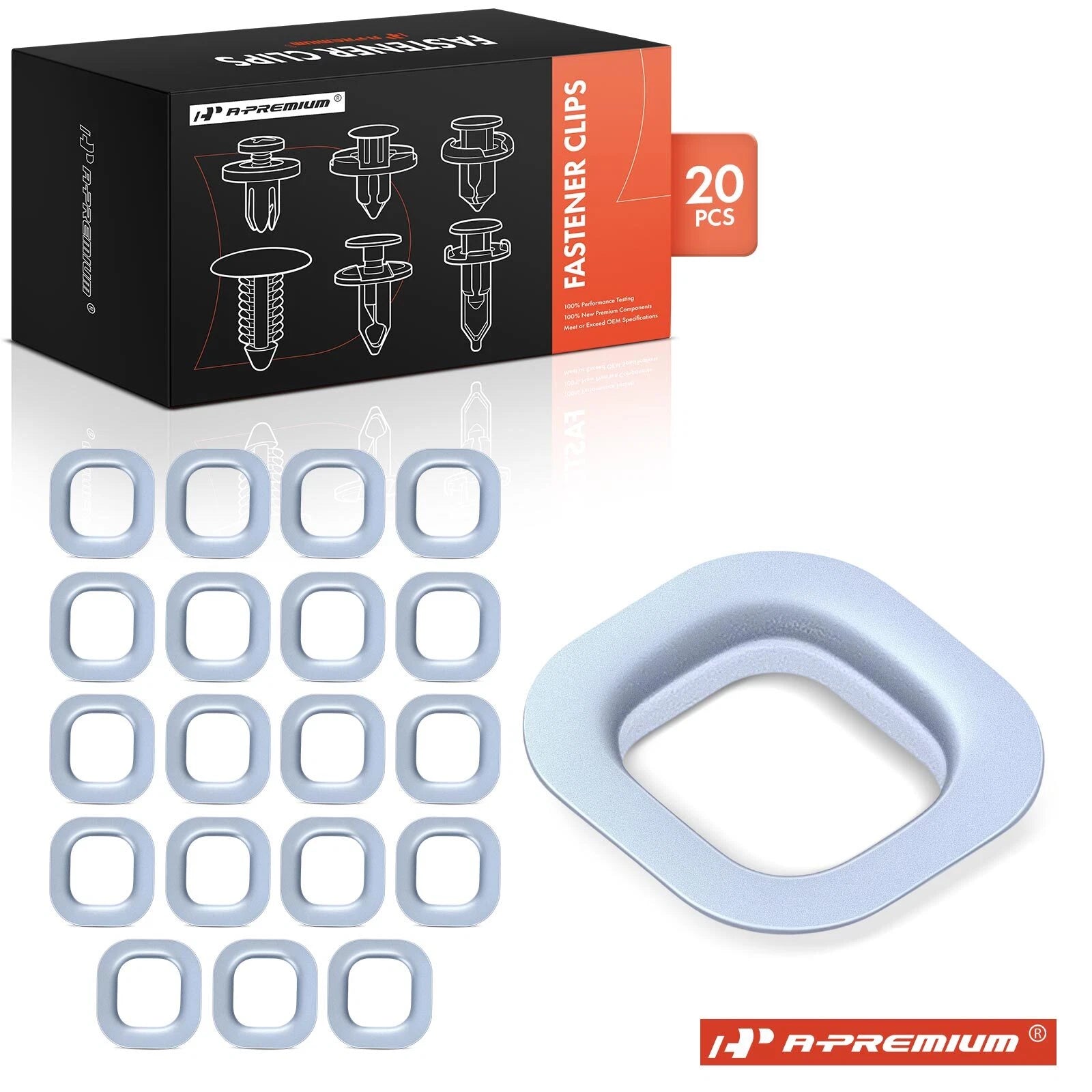20x Zinc Front Bumper Cover Spacer Washers for BMW