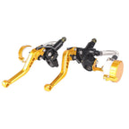 7/8" 22mm Universal Fluid Reservoir Brake Master Cylinder Clutch Levers Green Red