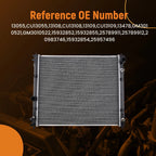 Aluminum Core Radiator for Cadillac CTS 3.6L (2008–2014) 15932855