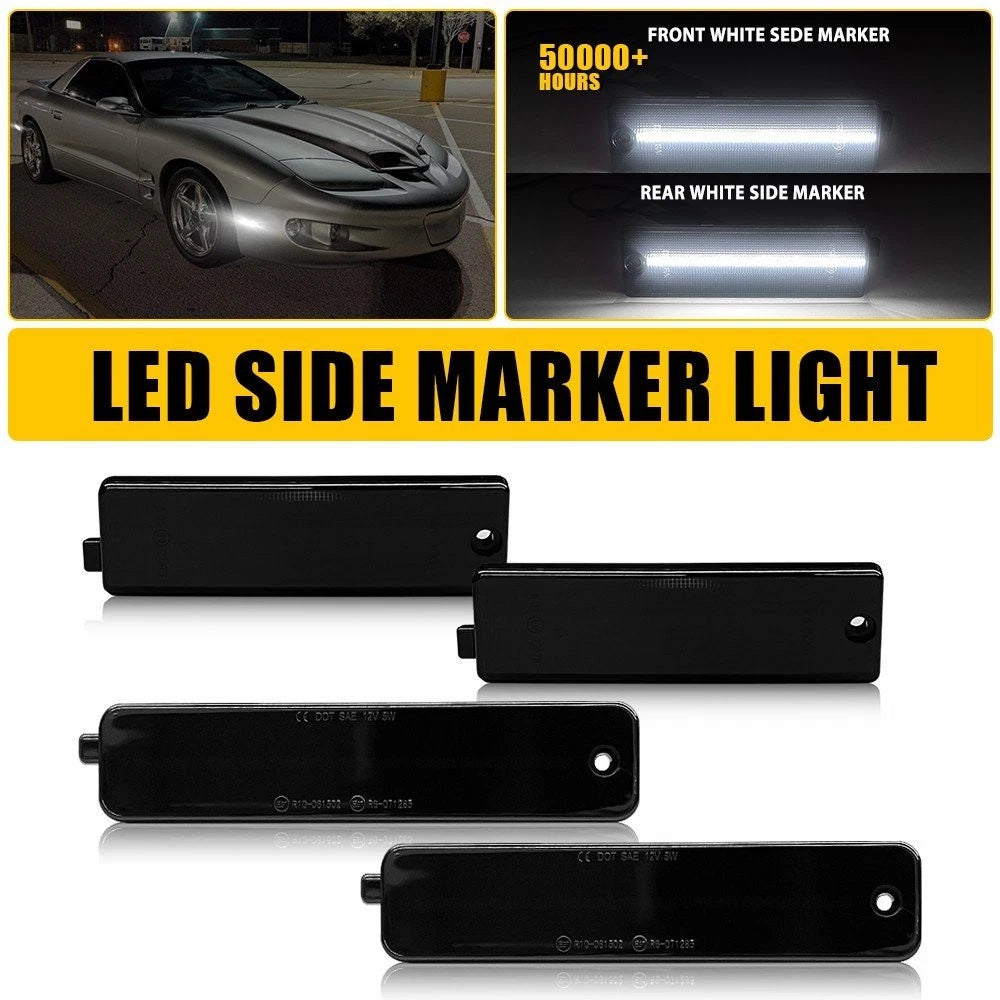 LED Side Marker Lamp Smoked for Pontiac Firebird (1998–2002) Left Right EXV