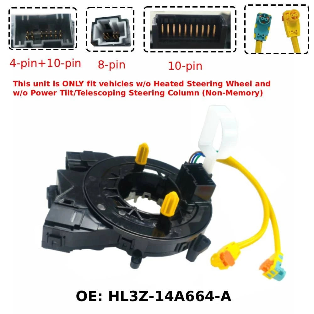 Clock Spring HL3Z-14A664-A for Ford Expedition (2018–2022), F-150 (2015–2020)