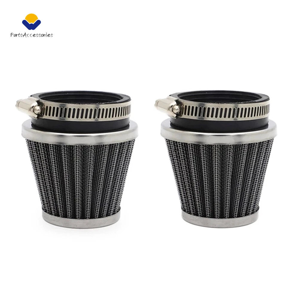 2X 54mm Air Filter Pod Cone for Honda Yamaha Suzuki (Universal)