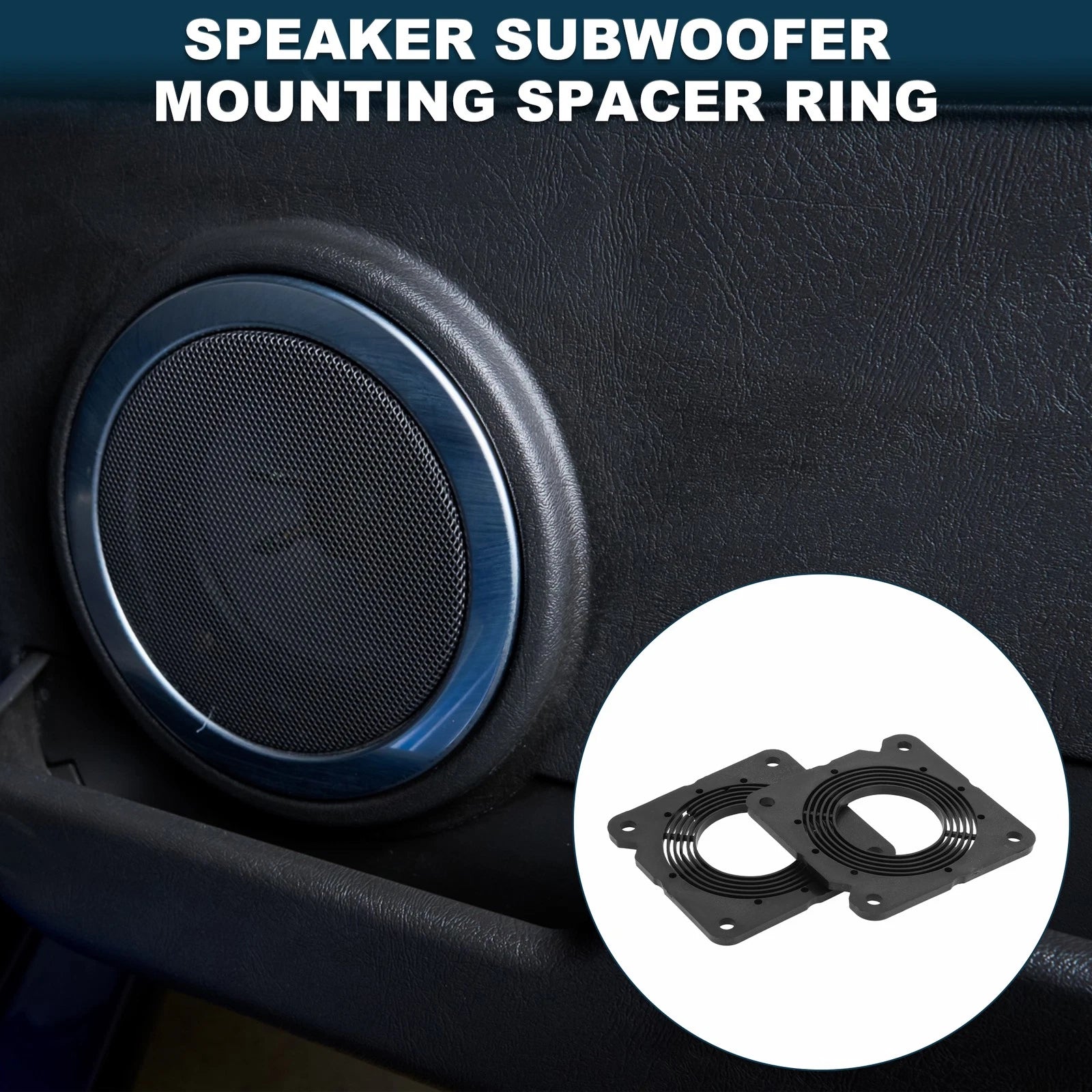 2X Speaker Spacer Ring Adapter for Nissan 