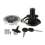 Set of 2 Ignition Key Switch Fuel Caps for Yamaha XVS1300CU (2014–2016) 11C-W8250-01