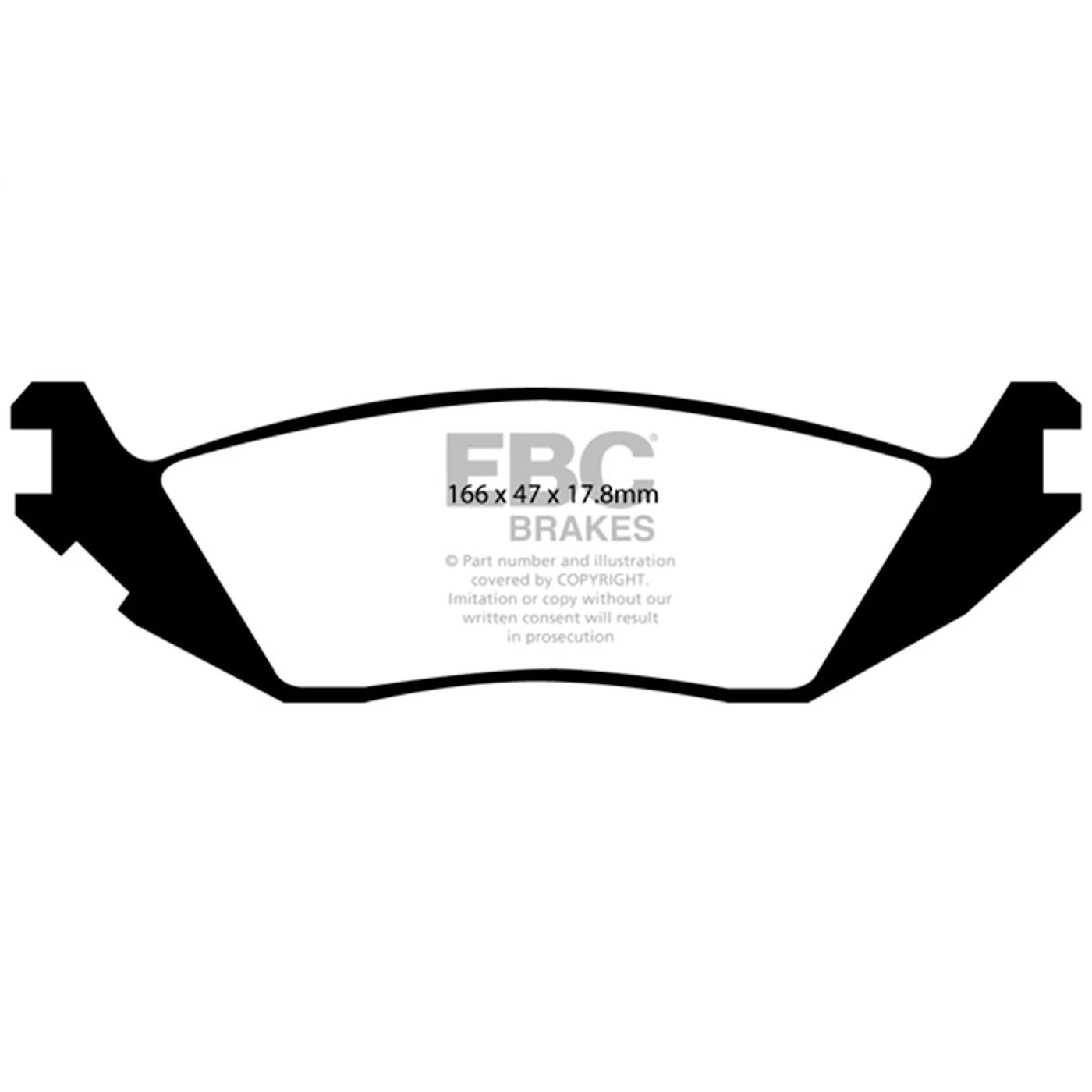 Set of 2 Brake Pad Sets for Ram 1500 Classic (2019–2023)