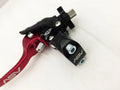 ASV F3 Shorty Front Brake Clutch Perch Levers Red for WR 400F 426F (1996–2000)