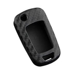 Carbon Fiber Flip Key Fob Case for Chevy Buick Chevrolet