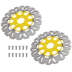 2PC Front Brake Rotor Disc Kit for Harley-Davidson Touring (2008–2019)