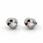 2X Chrome Skull License Plate Frame Screw Bolt for Universal Motorcycle