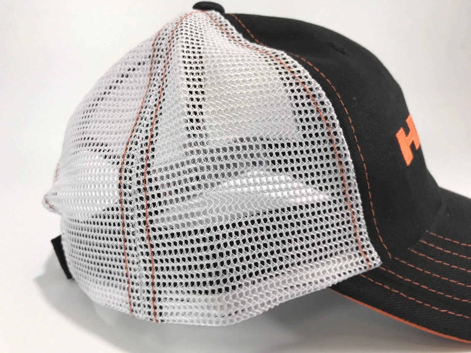 Hat Cap Black White Orange Dodge Hemi Logo Licensed for Chrysler Dodge (2005–2015)