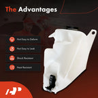 Windshield Washer Reservoir w/ Cap & Pump for Chevy Equinox (2005-2006)