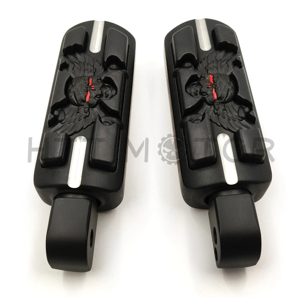Skull Pirate Footpeg for Harley Softail Fat Boy FLFB, Fat Bob FXFB (2018–2023)