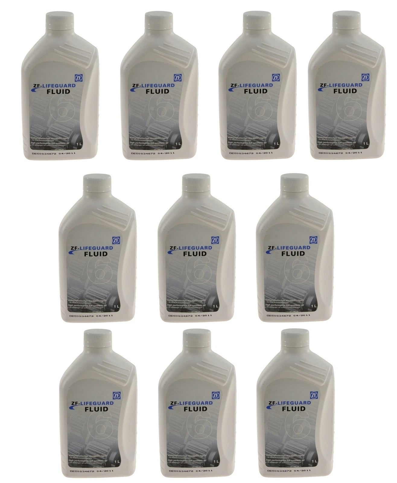Set of 10 Auto Trans Fluids for Audi A8 Quattro S6 BMW E82 E88 Land Rover LR3