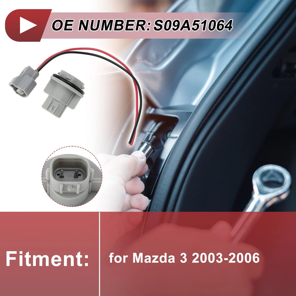 Set of 1 Turn Signal Light Socket Wiring for Mazda 3 (2003–2006) No.S09A51064