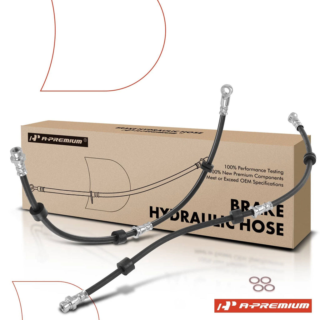 2X Front Brake Hydraulic Hose for Mitsubishi Outlander (2007–2011)