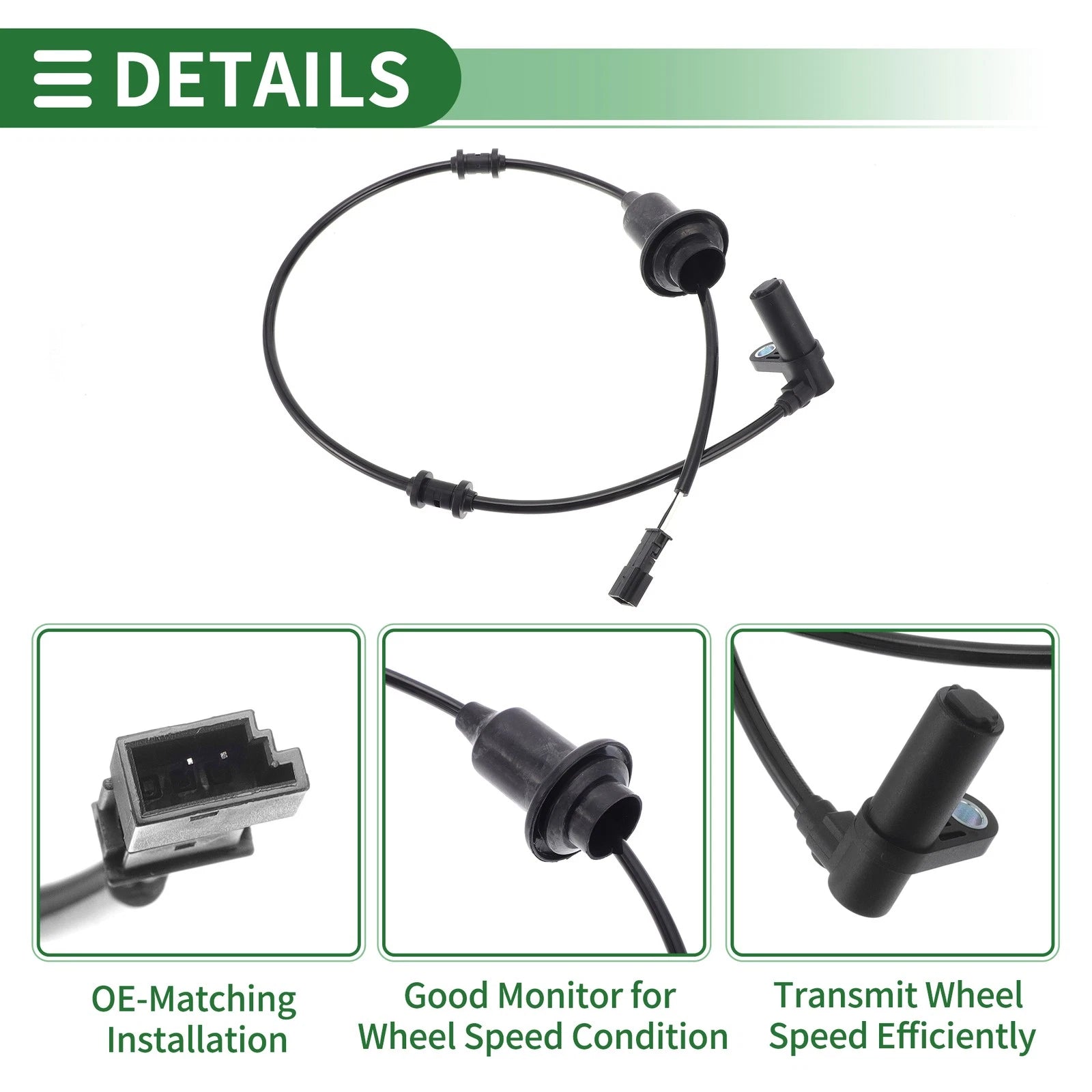 ABS Wheel Speed Sensor No. 2205401817 for Mercedes-Benz CL500 (2003–2006)