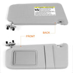 OE Style Driver Side Sun Visor for Toyota Camry (2007–2011) w/Mirror Grey