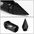 20Pcs J2 7075 Forged Aluminum M12x1.5 Spiky Cap Lug Nuts for