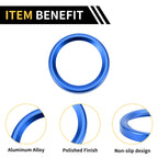 Engine Start Stop Button Switch Knob Cover Ring for Ford Maverick (2022) Blue