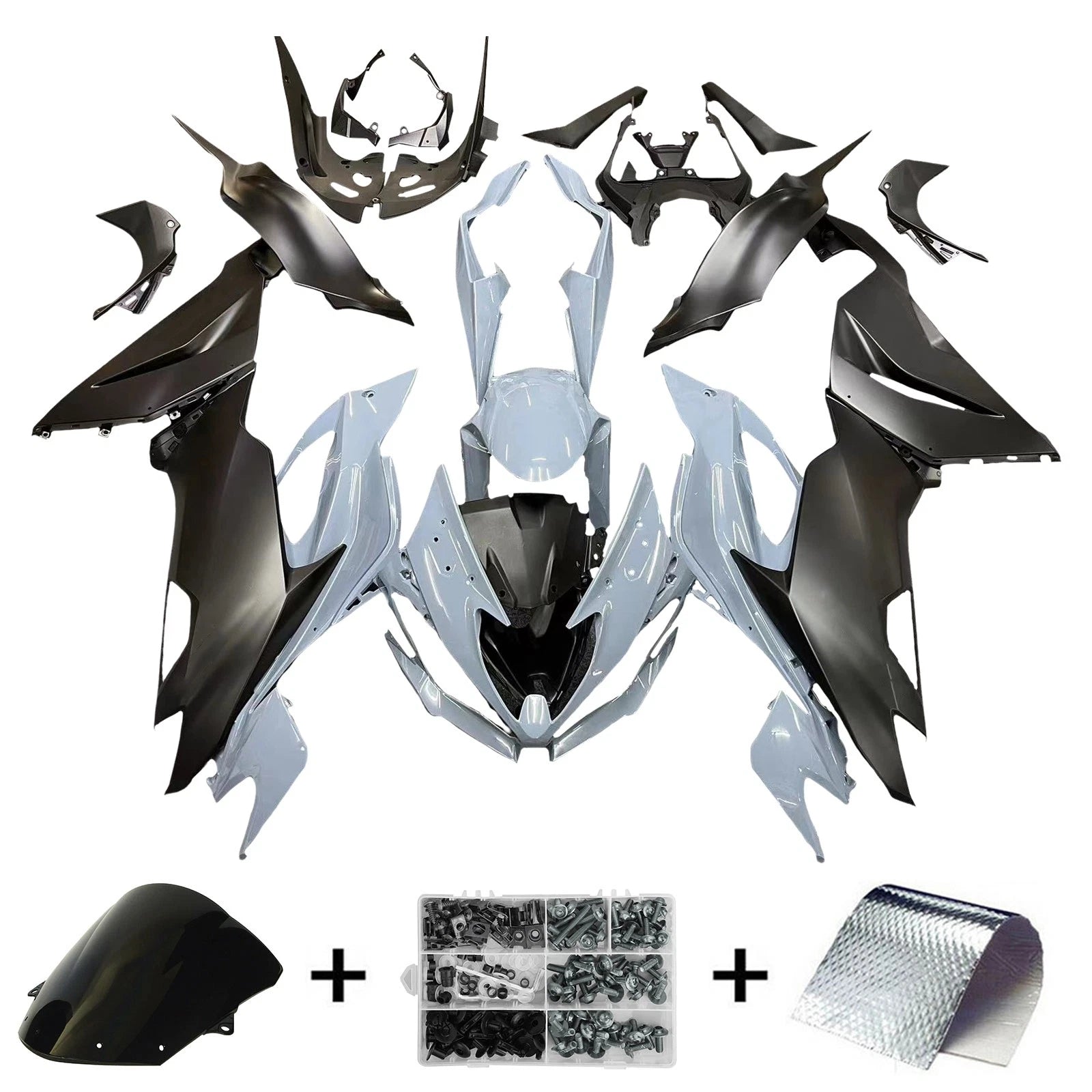 Injection Fairing Kit for Kawasaki ZX6R (2019–2023) - ABS Plastic