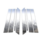 Diamond Grade 8pc Stainless Steel Pillar Post Covers for 2015-19 Subaru Outback