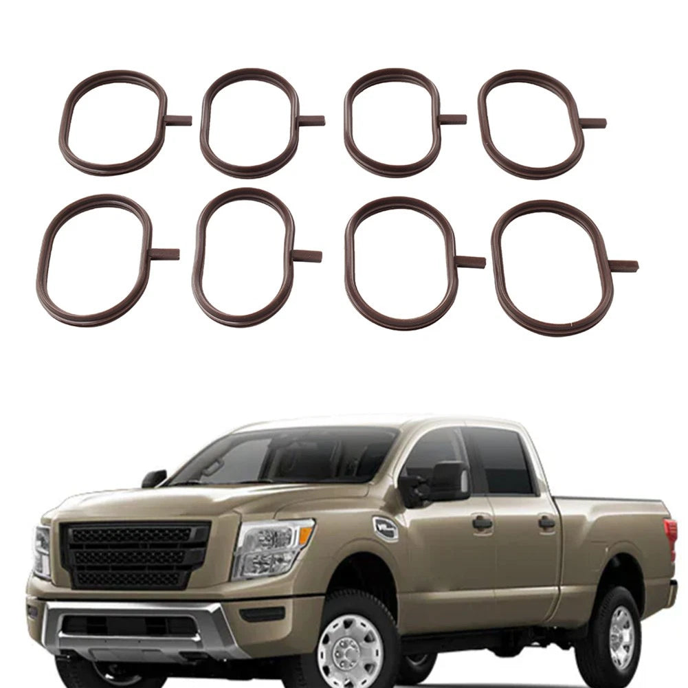 8Pcs Intake Manifold Gasket Set for Nissan Armada Titan XD (2016–2024)