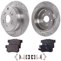 Brake Disc Rotors and Pads Kit for Acura RDX Honda CR-V (2005–2012)