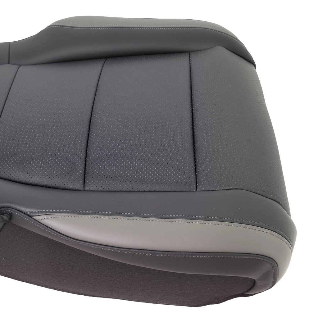 Black Leather Bottom Driver Cover for Ford F-150 Raptor Crew Cab (2017–2020)