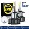 AUXITO H7 LED Kit Combo Bulbs for 6500K 8000LM
