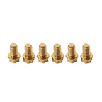6pcs M6x35mm Titanium Torx Head Flange Screws for Bike Motorcycle
