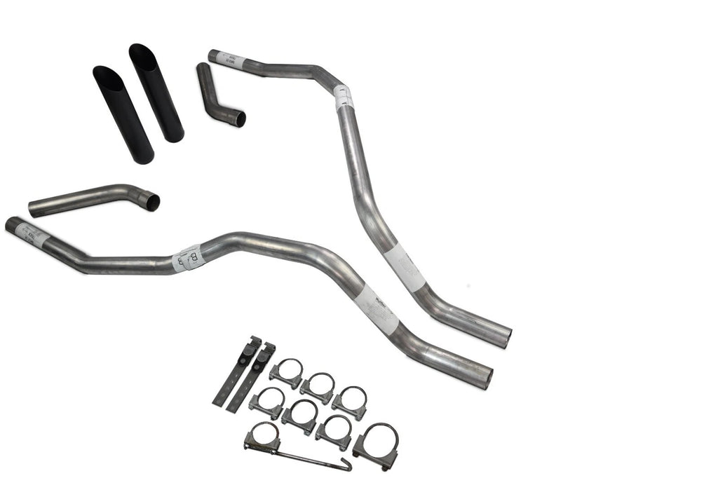 Dual Exhaust System for Nissan Titan (2004–2006) 2.5 Inch Black Tip