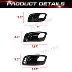 Carbon Fiber Pattern Inner Door Handle Bowl Cover for Dodge Charger (2011-2023)