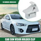 Sun Visor Holder Clip for Mitsubishi Lancer (2006–2017) No.MR654343 Gray