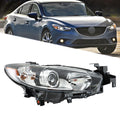 Right Passenger Side Halogen Clear Headlight for Mazda 6 (2014–2017)