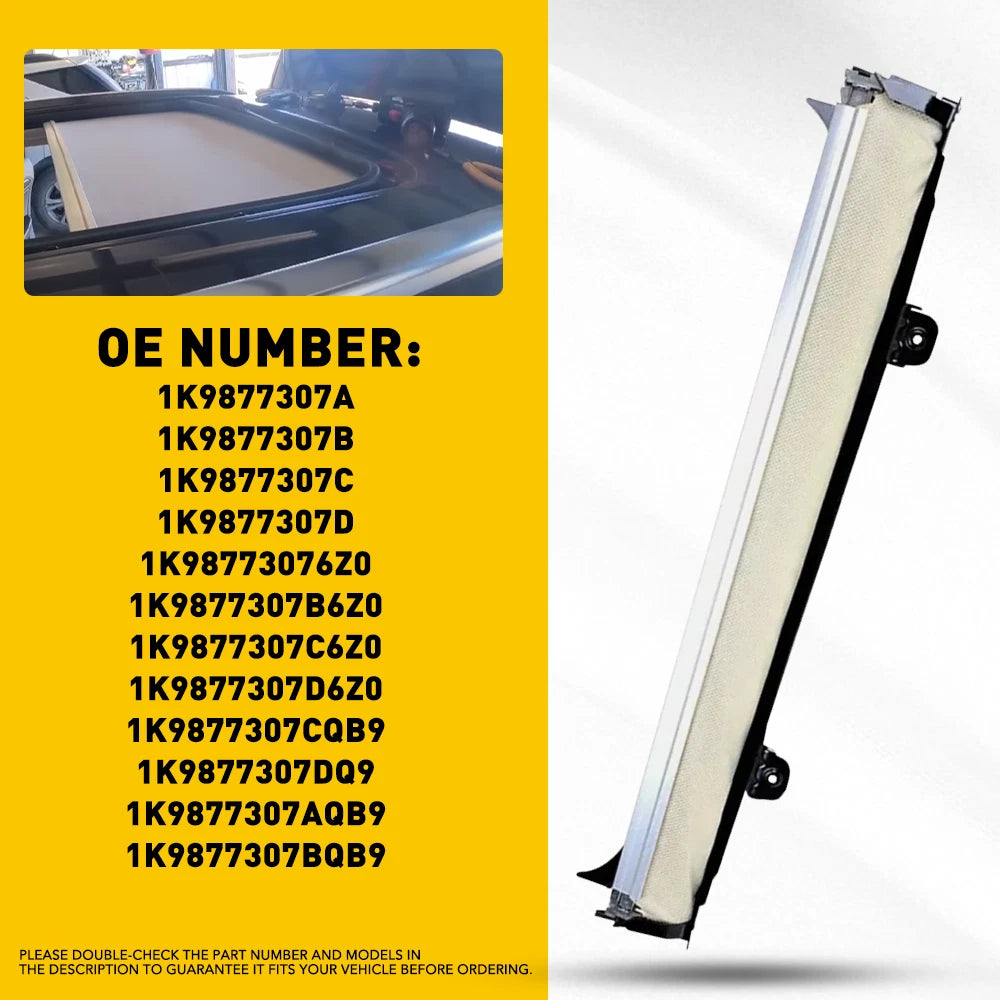 Sunroof Sunshade Cover for Audi Q5 (2009–2017)