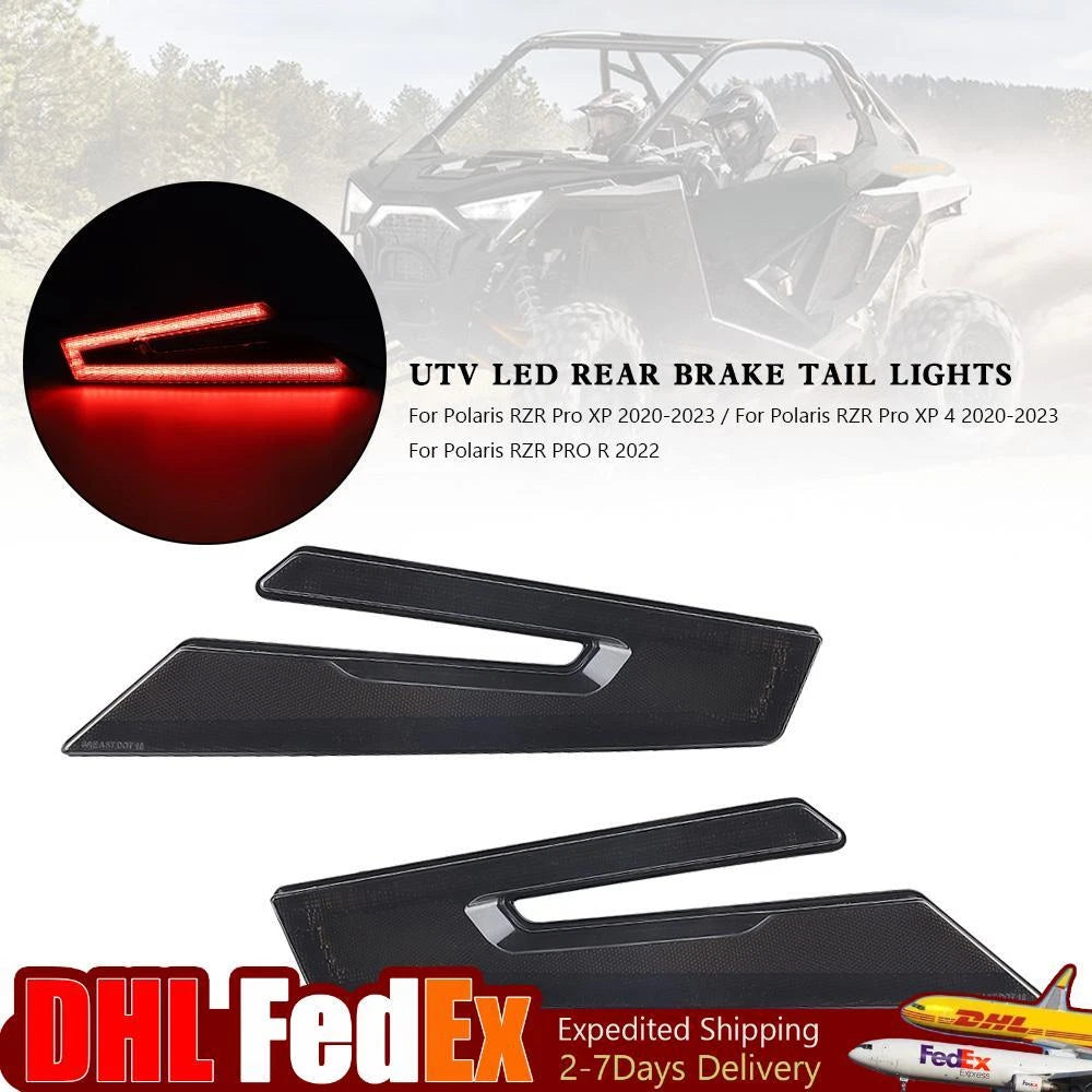UTV LED Rear Brake Tail Lights for Polaris RZR PRO XP XP4 (2020–2023) #2
