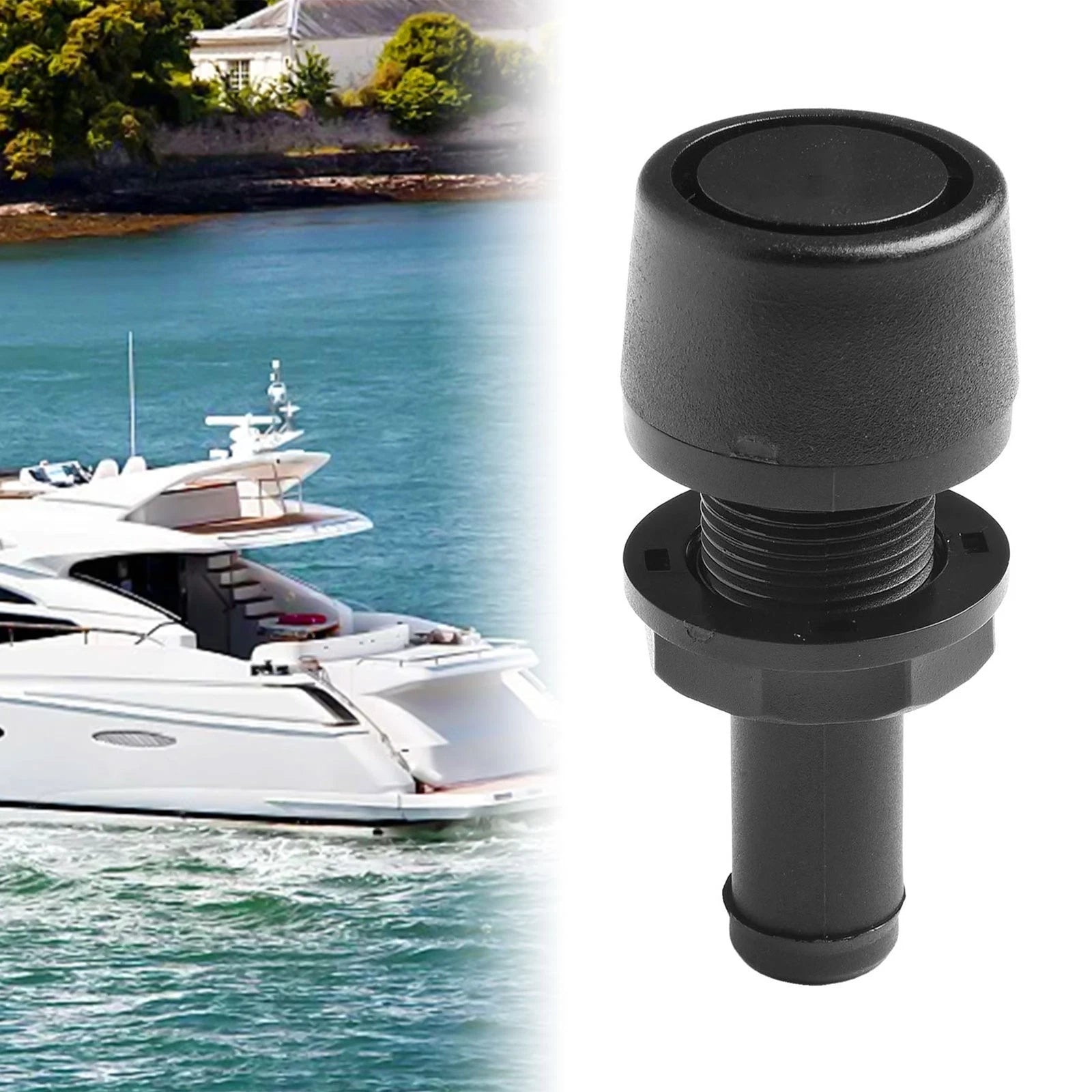 Straight Design Nylon Fuel Vents 22mm for