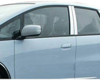 Luxury Chrome Pillar Post Trim Kit w Mirror Pieces for Honda Fit (2009–2013)