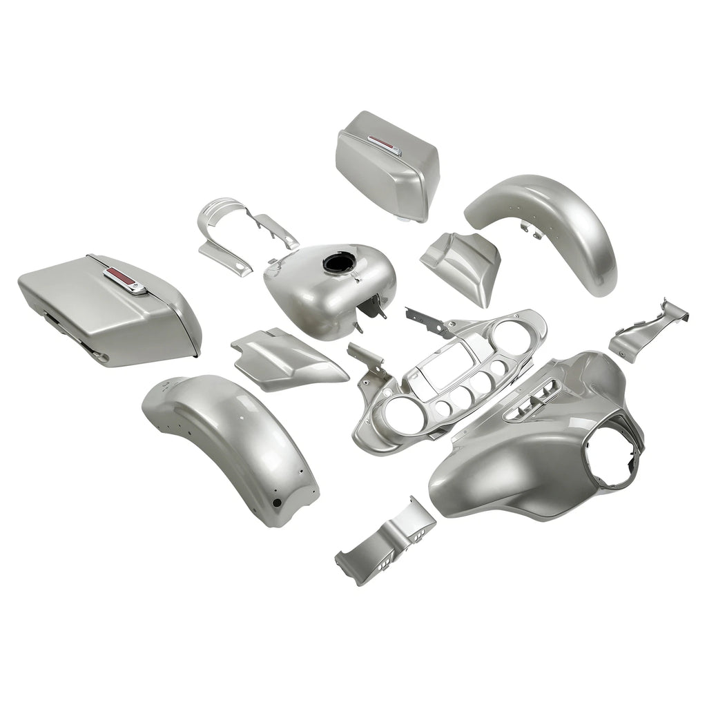 Fairings Body Work Kit for Harley Street Glide (2014–2023) Silver Fortune