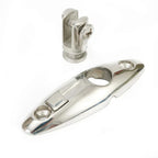 1 3/16 x 3 1/2 QUICK RELEASE Deck Silver Hinge Mount Bimini Top Marine Hardware