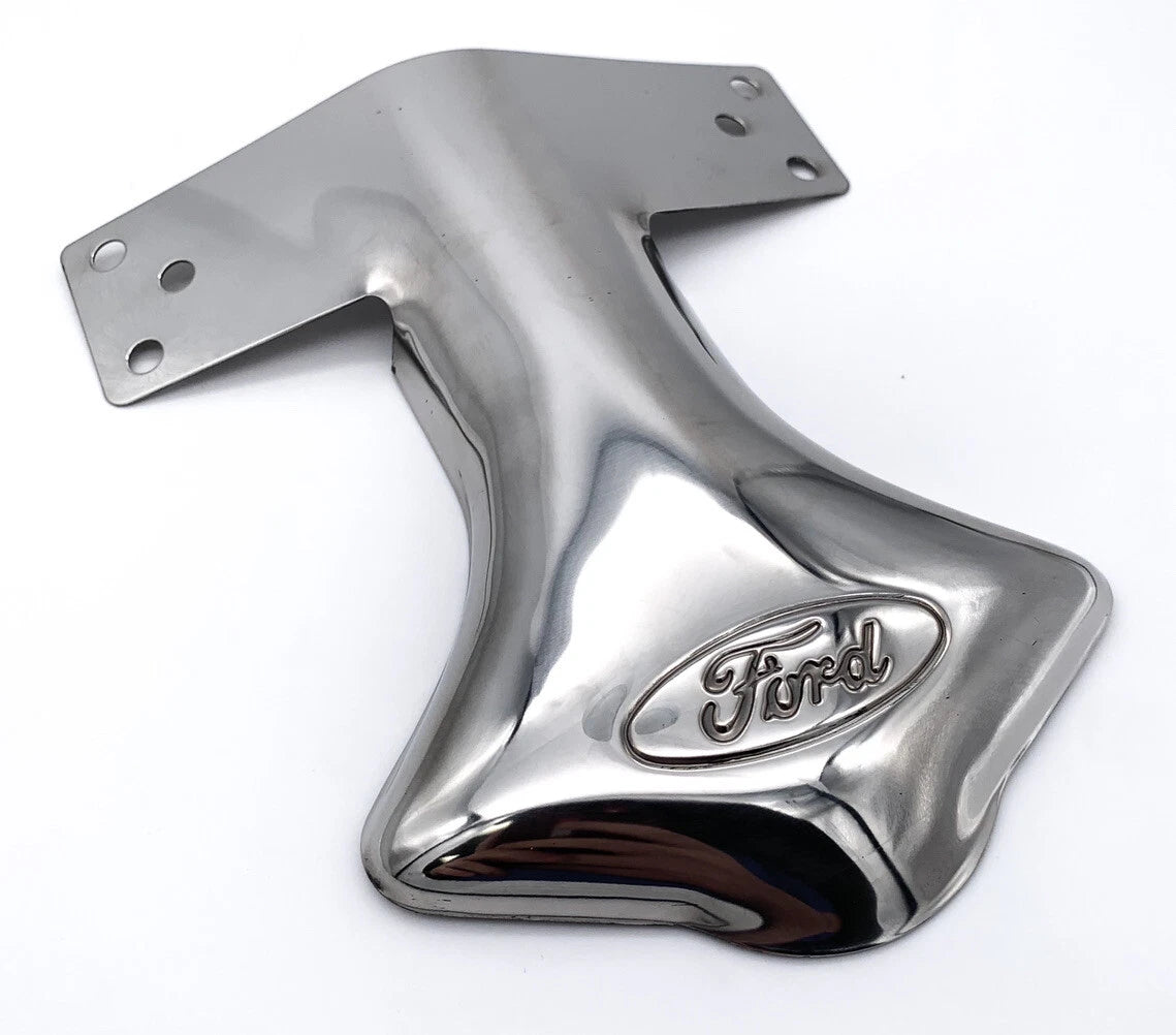 Exhaust Tail Pipe Deflector Shield Set for Ford Custom Oval (1965–1972)