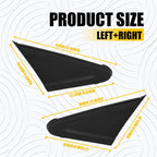 Set of 2 Mirror Corner Triangle Molding Fender Trim for Honda Civic (2012–2015)