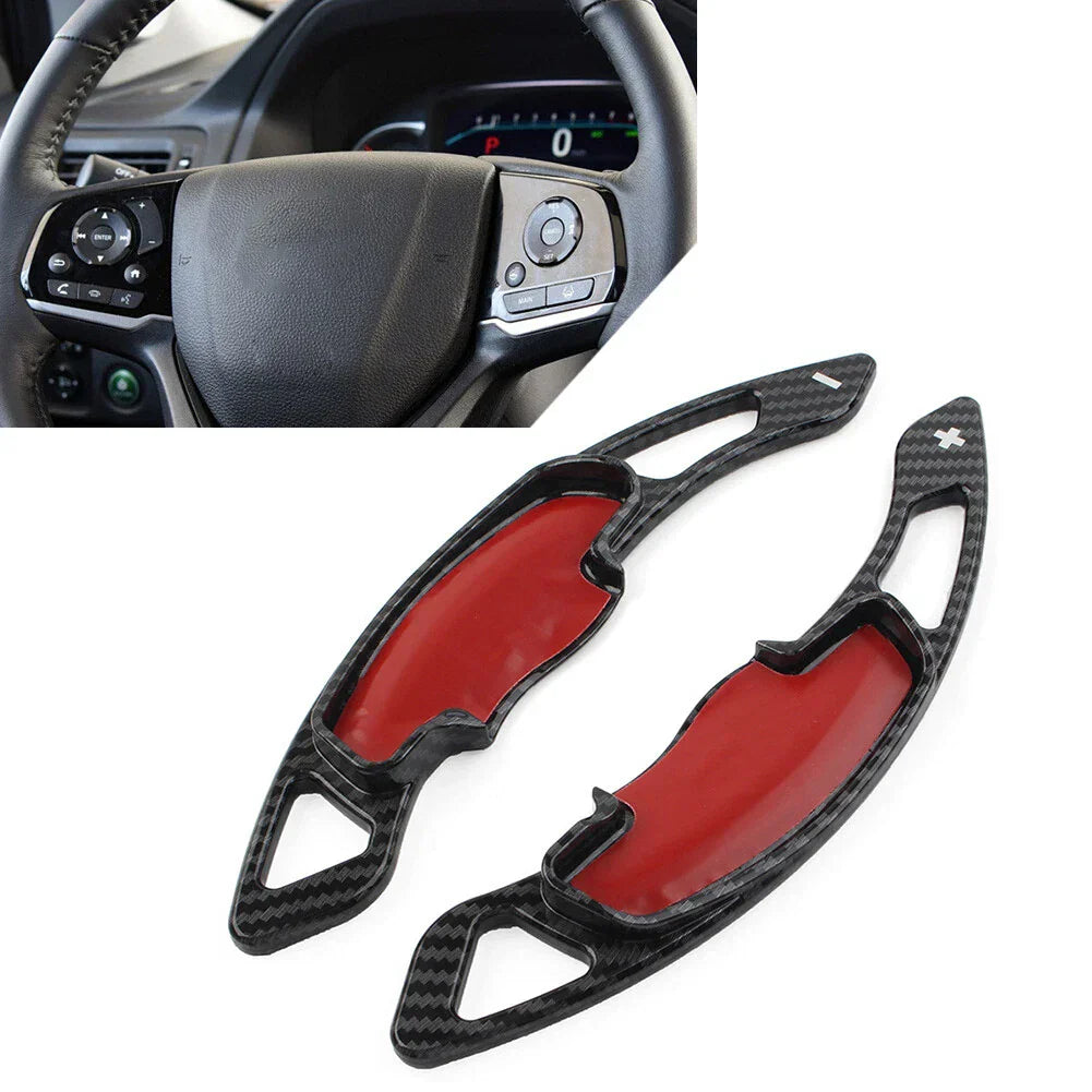 Carbon Fiber Paddle Shifter Extensions for Honda Accord Civic CR-V (2003-2023)
