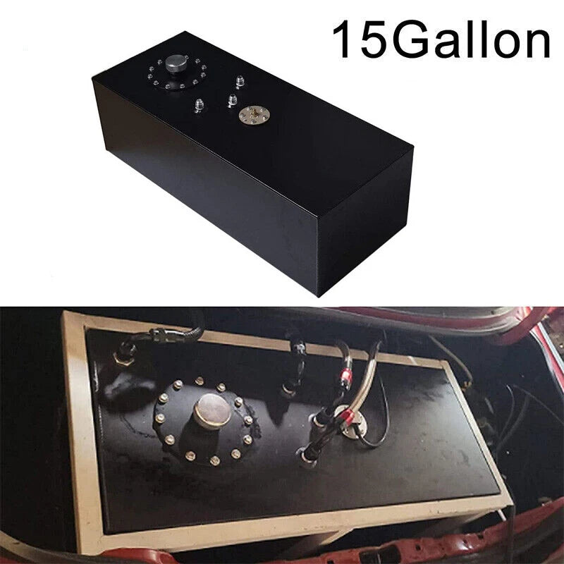 15 Gallon Aluminum Race Drift Fuel Cell Gas Tank for Universal (No Year)