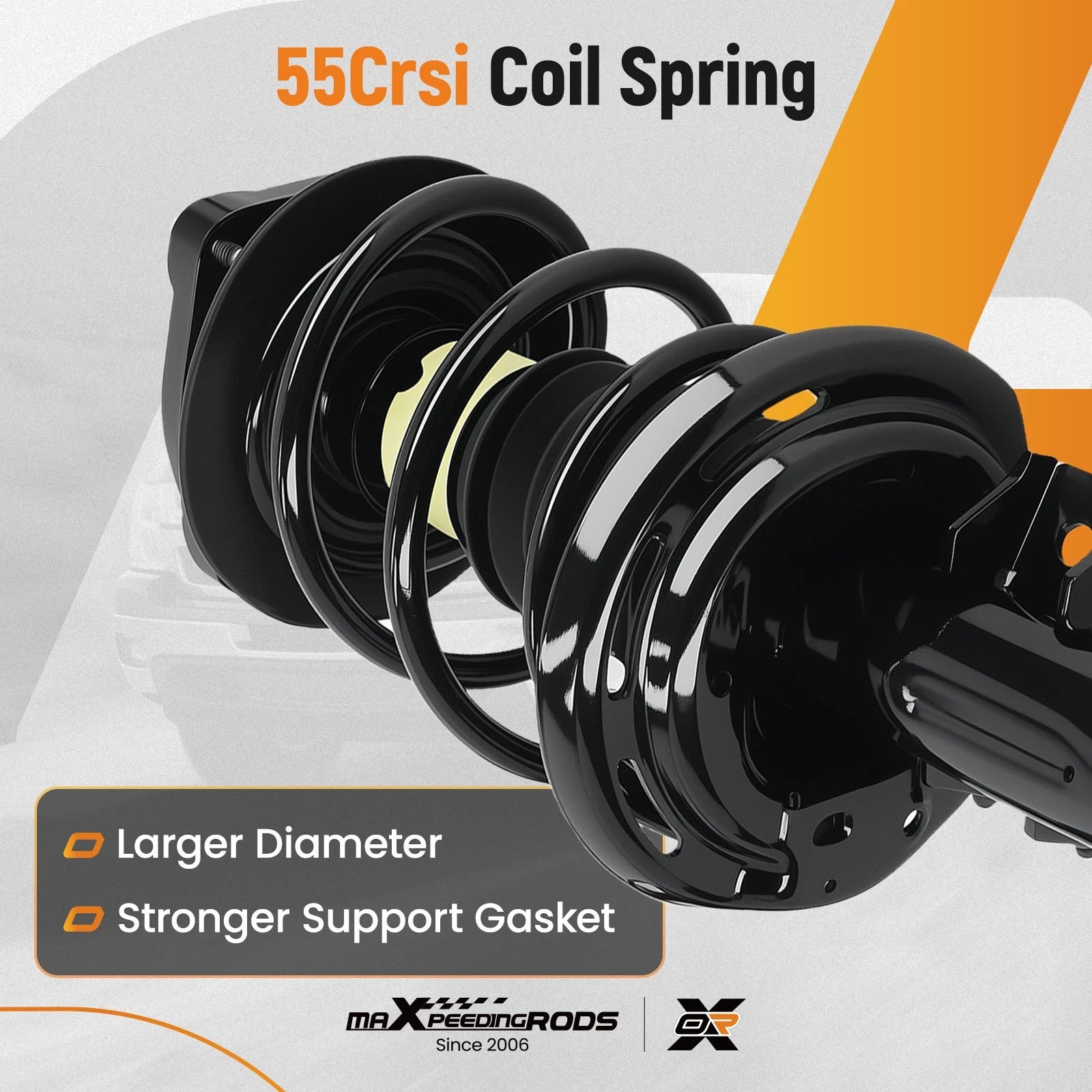 Front Complete Struts w/Coil Springs for Mercedes-Benz C300 (2008–2014)
